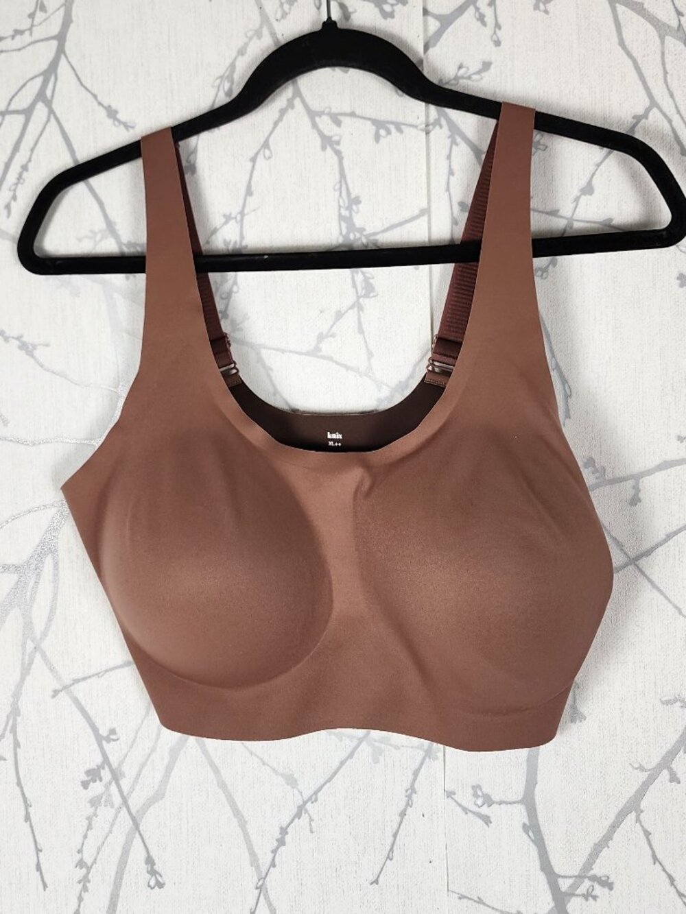 Knix Caramel Nude Padded Revolution Adjustable Scoop Neck Wireless Bra
